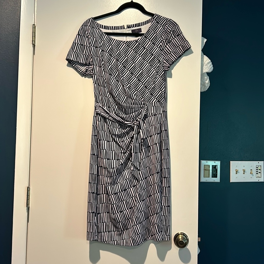 NYDJ faux side tie dress